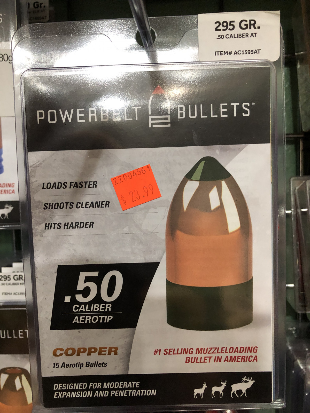 PowerBelt .50 cal 295gr