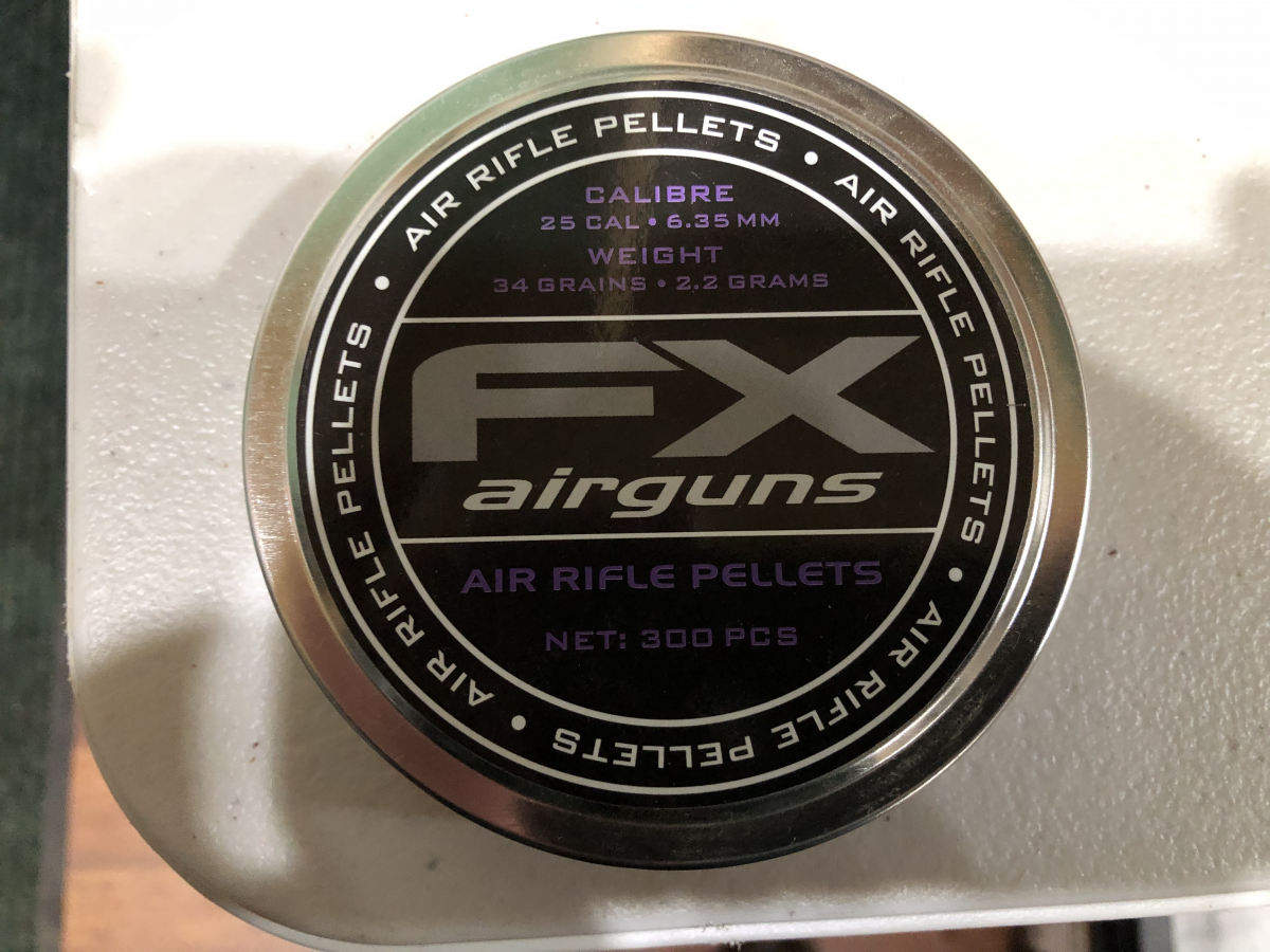 FX Airguns .25cal 34gr air rifle pellets