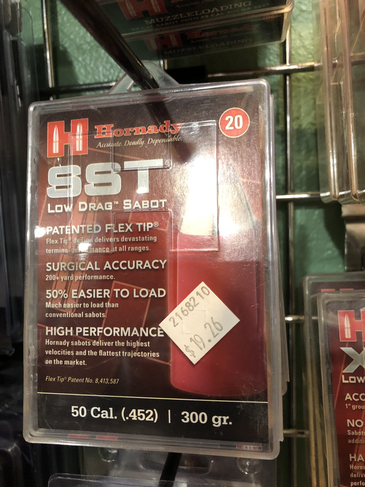 Hornady .50cal SST low drag sabot 300gr