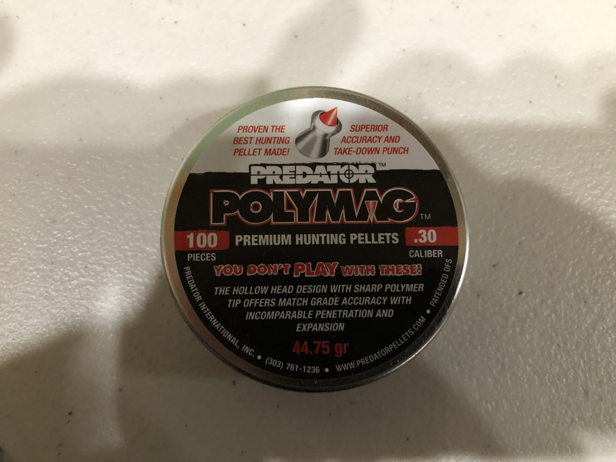 Polymag Predator .30 cal Hunting pellets